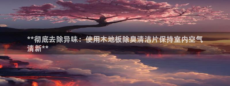 尊龙ag旗舰官网：**彻底去除异味：使用木地板除臭清洁片